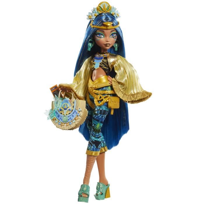 Monster High-Poupée Cleo De Nile avec tenue pour le Monster Fest HXH81