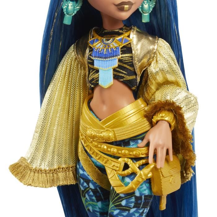 Monster High-Poupée Cleo De Nile avec tenue pour le Monster Fest HXH81