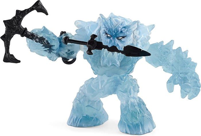 Monstre de Glace Mythique - Monstre avec Arme Figurine d’Action schlecih Tres Durable Pour Garçons et Filles des 7