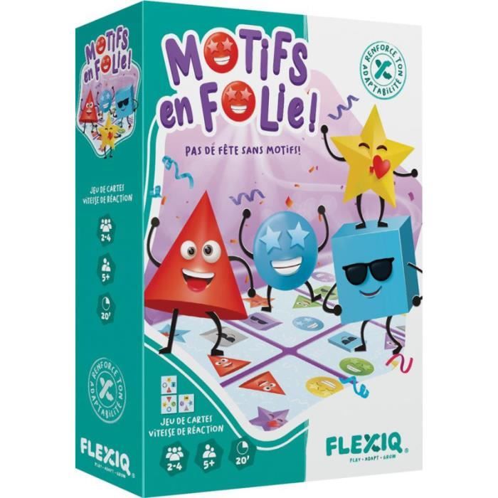 Motifs en Folie - Asmodee - Jeu amusant pour développer son sens de l’observation - Moins de 30 min - Des 4 ans