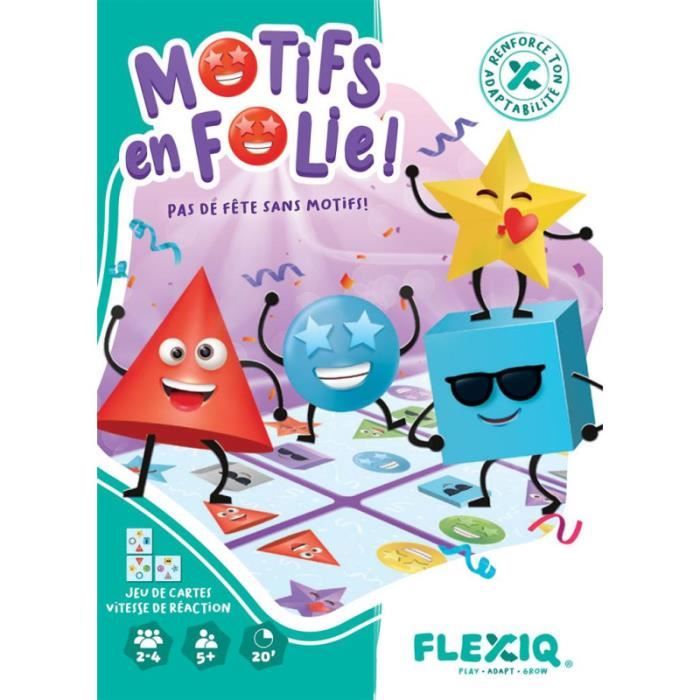 Motifs en Folie - Asmodee - Jeu amusant pour développer son sens de l’observation - Moins de 30 min - Des 4 ans