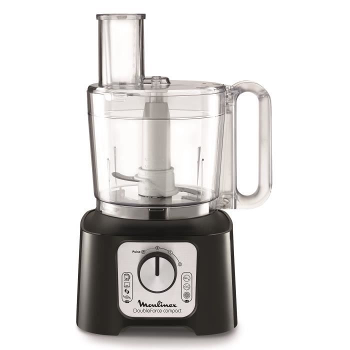 MOULINEX Double Force Compact Robot multifonction 2 sorties moteur 2 vitesses Blender Smoothies et Shakes 9 accessoires