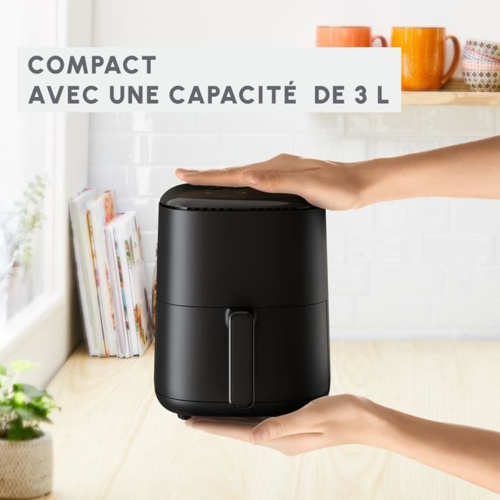 MOULINEX Easy Fry Compact Friteuse sans huile 3 L 4 personnes 10 Programmes automatiques Ecran digital Air fryer