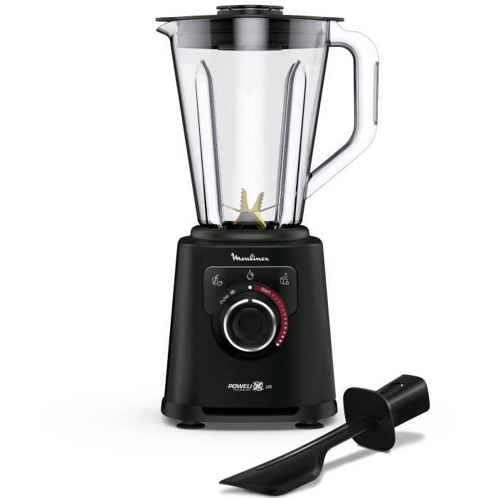 MOULINEX PerfectMix + Blender électrique Bol incassable 2 L Mixeur haute vitesse Lames acier inoxydale LM88A810