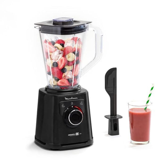 MOULINEX PerfectMix + Blender électrique Bol incassable 2 L Mixeur haute vitesse Lames acier inoxydale LM88A810