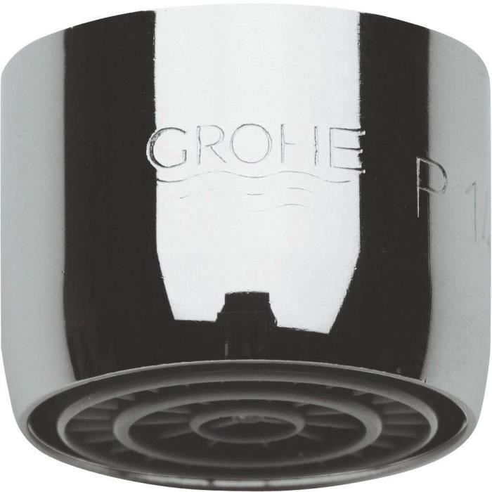 Mousseur - GROHE - Chromé 13928000 - Filetage interne - Aérateur classe A - 15,0 l/min