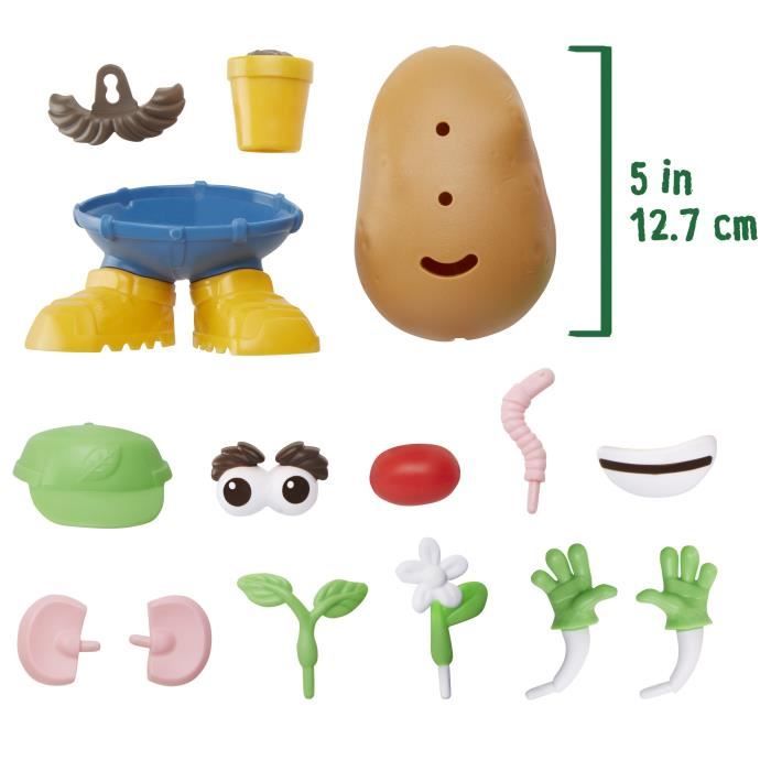 Mr. Patate Potato Head Goes Green 15 pieces en matiere plastique d’origine végétale jouet pour enfants