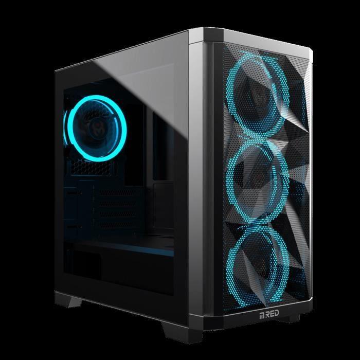 MRED - Boîtier PC Gamer - RGB StarDust Mini - Noir - Paloma Tech