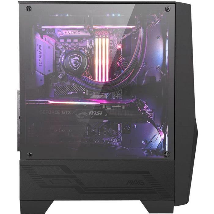 MSI BOITIER PC MAG FORGE 100R - Noir - Verre trempé - Format ATX (306 - 7G03R21 - 809) - Paloma Tech