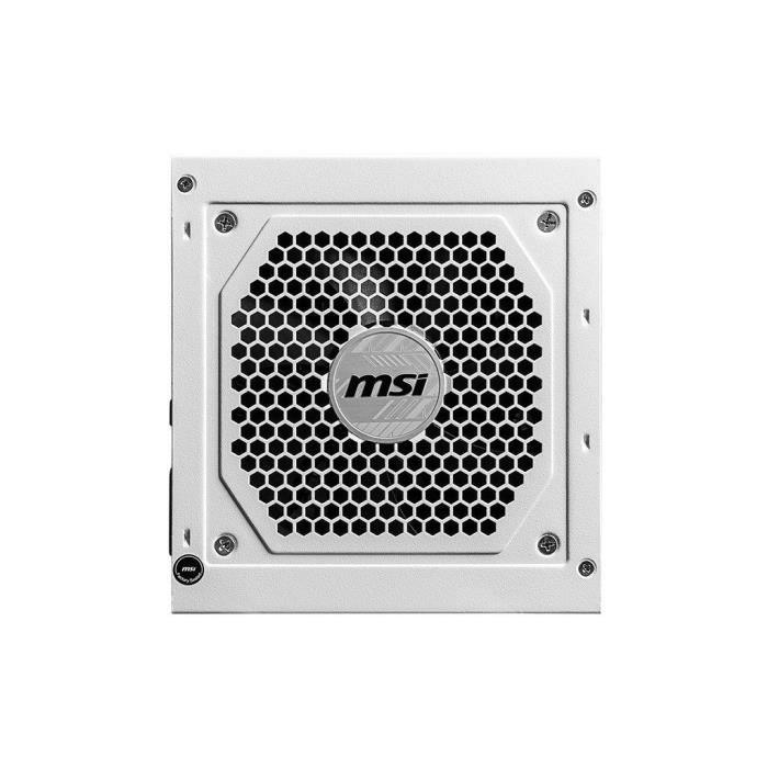 MSI - MAG A850GL PCIE5 WHITE - Bloc d'alimentation interne - 850W - Paloma Tech