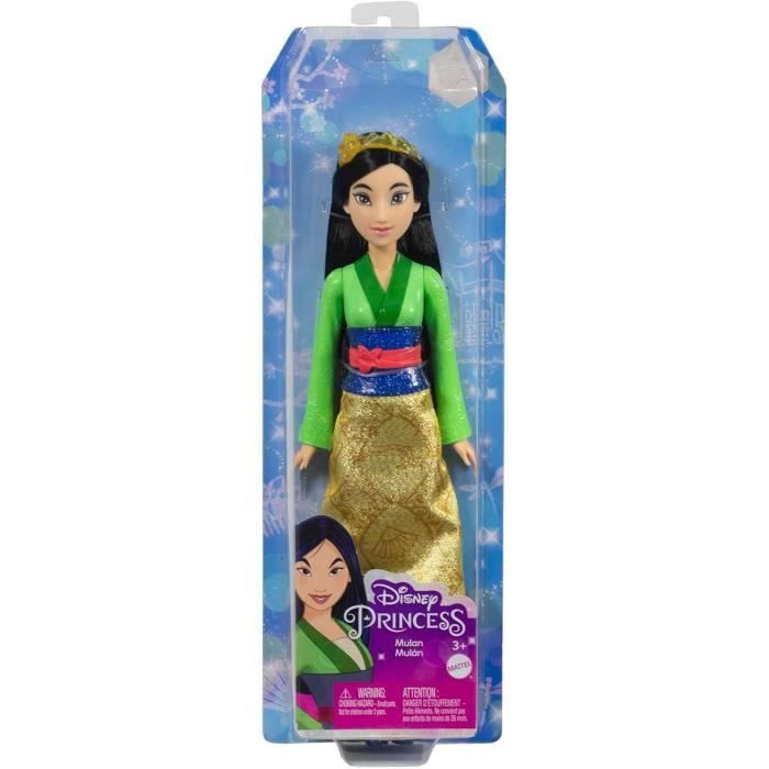 Mulan Poupée 29 cm Mattel Poupée Disney Princesses habillage et accessoires HLW14