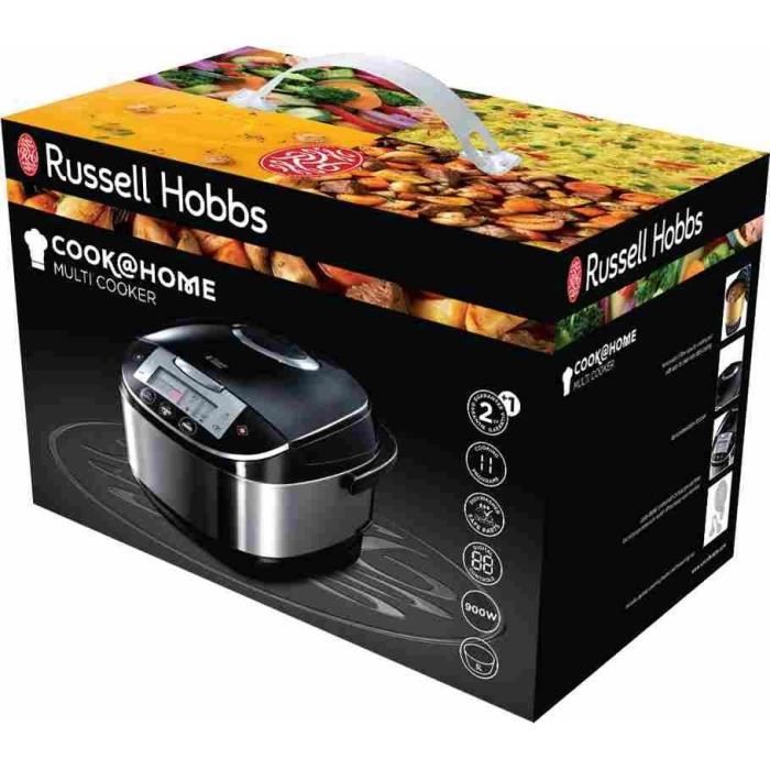 Multicuiseur - RUSSELL HOBBS - 21850-56 - 5 L - 11 programmes - Acier inoxydable - Départ différé 24 h - 900 W - Noir