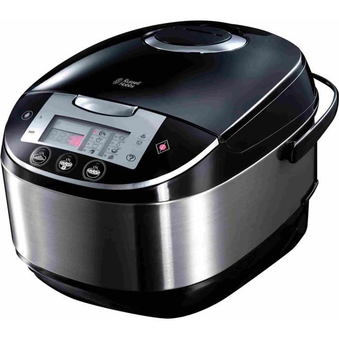 Multicuiseur - RUSSELL HOBBS - 21850-56 - 5 L - 11 programmes - Acier inoxydable - Départ différé 24 h - 900 W - Noir