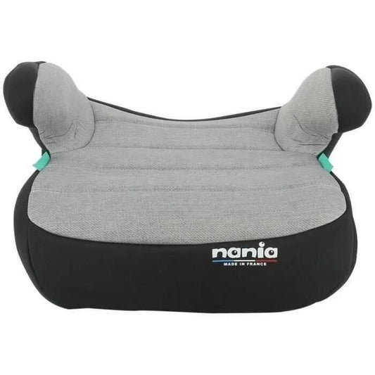 NANIA Rehausseur ceinturé ALPHA groupe 3 de 8 a 12 ans 25-36 kg 125-150 cm R129 - Avec accoudoirs - Gris