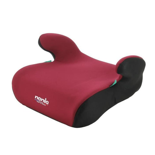 NANIA Rehausseur ceinturé ALPHA groupe 3 de 8 a 12 ans 25-36 kg 125-150 cm R129 - Avec accoudoirs - Rouge