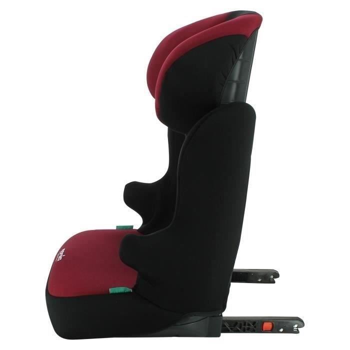 NANIA Rehausseur isofix START I FIX Groupe 2/3 de 5 a 10 ans 15-36 kg - 95-150 cm R 129 Tetiere réglable Base inclinable