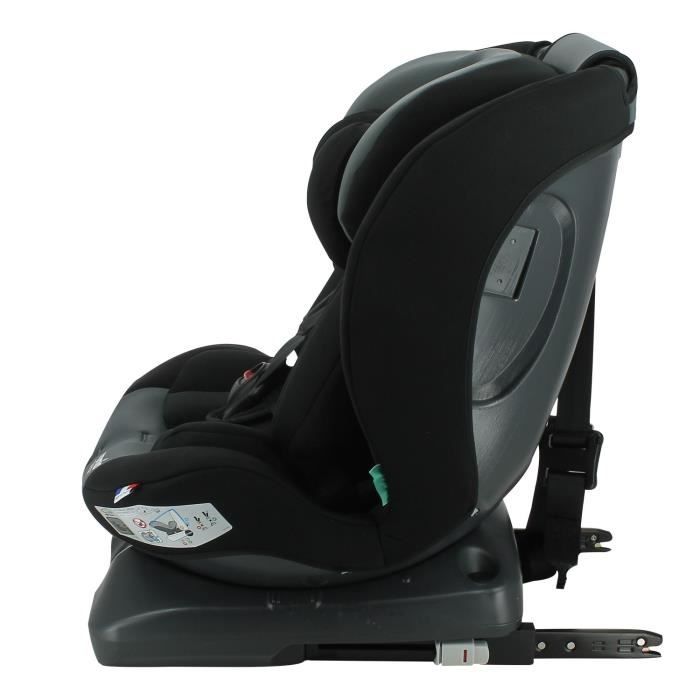 NANIA Siege auto isofix HYDRA I-Size Groupe 0/1/2/3 de a 12 ans 0-36 kg 40-150 cm R 129 - Pivotant - Inclinable - Noir