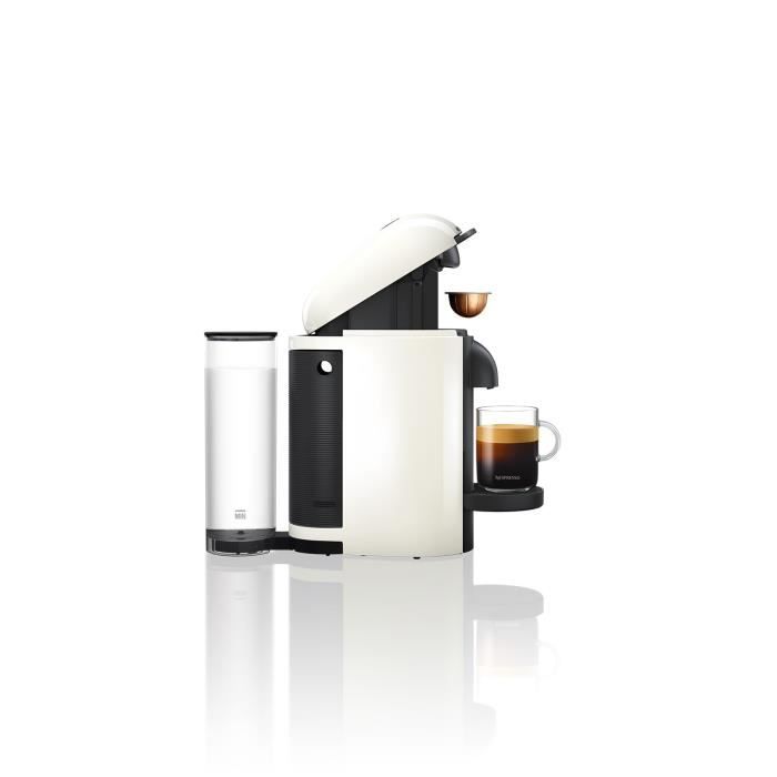 NESPRESSO KRUPS Vertuo Plus Machine a Café Cafetiere Espresso Blanc Ivoire YY3916FD