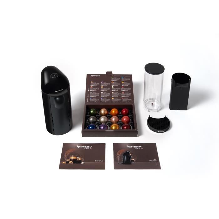 NESPRESSO KRUPS Vertuo Plus Machine a Café Cafetiere Espresso Noir YY3922FD