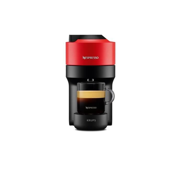 NESPRESSO KRUPS Vertuo Pop Machine a Café Cafetiere Espresso Rouge YY4888FD