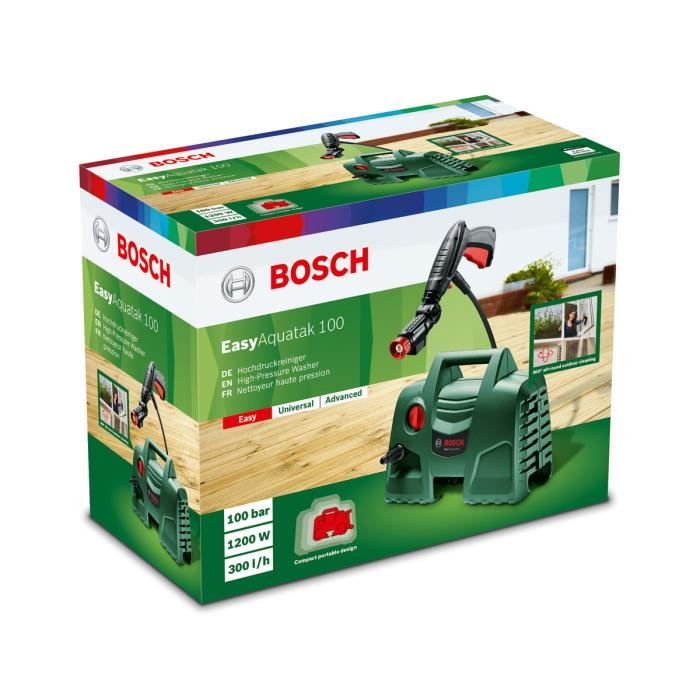 Bosch EasyAquatak 100 dans son emballage, nettoyeur haute-pression efficace