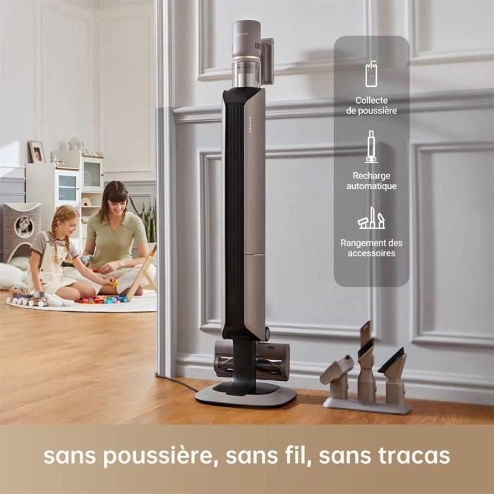 NEW Aspirateur Balai sans fil DREAME Z10 Station avec Auto Vidage - 90 min d’autonomie - Aspiration puissante 150 AW