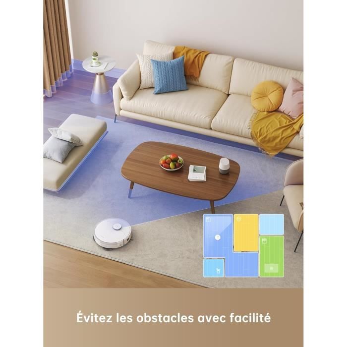 Aspirateur robot Dreame L10s Plus avec affichage numérique et cartographie innovante