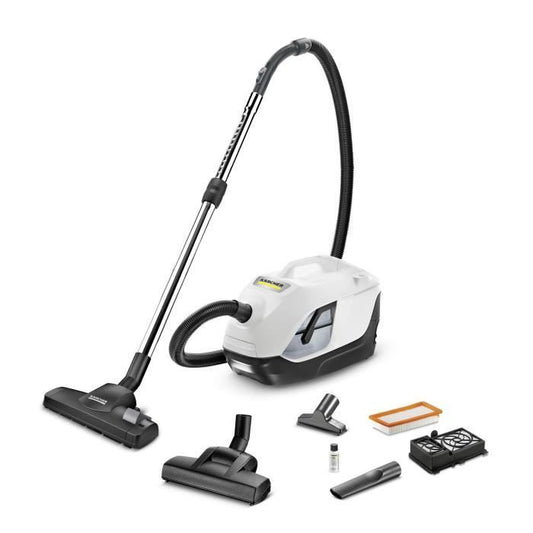 NEW KARCHER DS 6 PLUS - Aspirateur sans sac avec filtration par eau + Accessoires - Rejette un air dépoussiéré