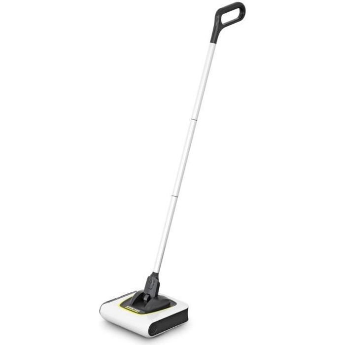 NEW KARCHER KB 5 - Balai électrique sans fil - Autonomie 30 min sur sols durs (20min sur tapis) - Compact et léger