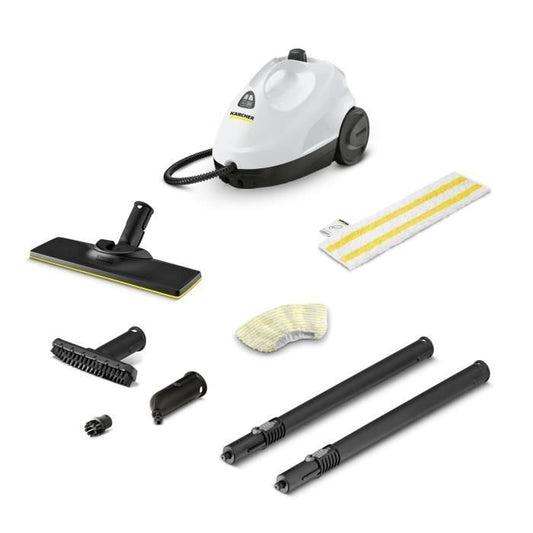 NEW KARCHER SC 2 Easy Fix - Nettoyeur vapeur - 1500 W - 3,2 bars - Elimine jusqu’a 99.99 % des virus et bactéries