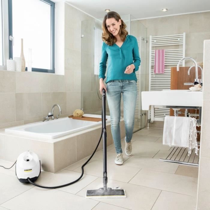 NEW KARCHER SC 3 Easy Fix - Nettoyeur vapeur - 1900 W - 3,5 bars - autonomie illimitée - Elimine jusqu’a 99.99 %