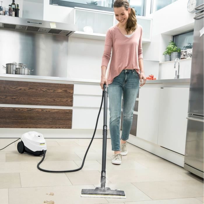 NEW KARCHER SC 3 Easy Fix - Nettoyeur vapeur - 1900 W - 3,5 bars - autonomie illimitée - Elimine jusqu’a 99.99 %