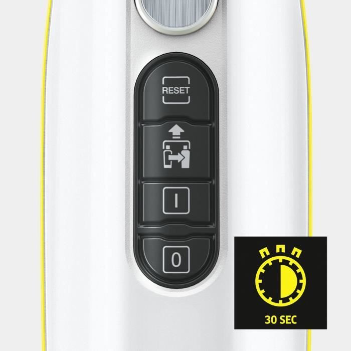 NEW KARCHER SC 3 Upright EasyFix - Balai vapeur - 1600W - Chauffe rapide 30s -Nettoie 60 m²Elimine jusqu’a 99.99 %