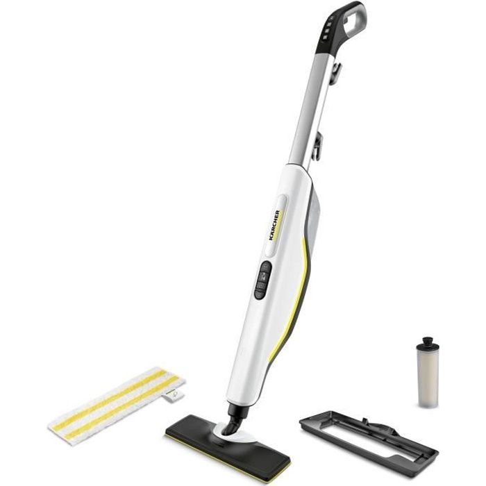 NEW KARCHER SC 3 Upright EasyFix - Balai vapeur - 1600W - Chauffe rapide 30s -Nettoie 60 m²Elimine jusqu’a 99.99 %