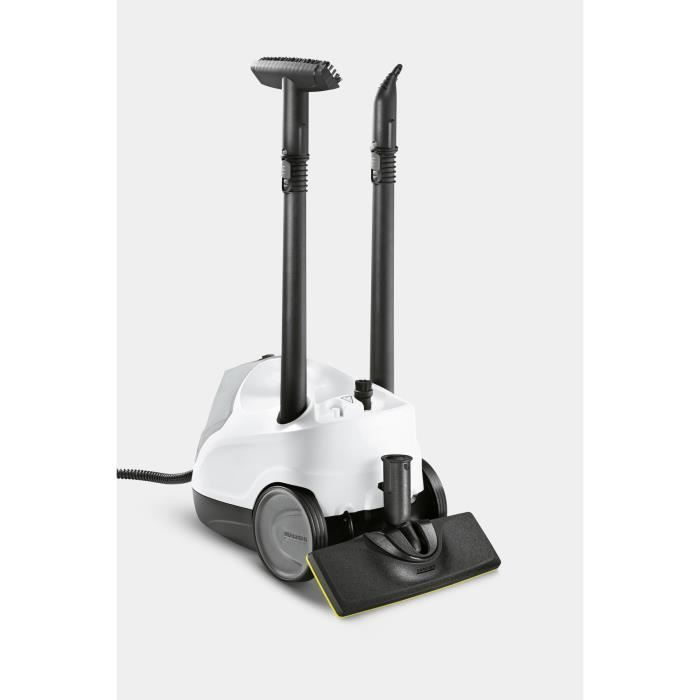 Nettoyeur vapeur Karcher SC 4 Easy Fix, noir et blanc, avec accessoires et roulettes