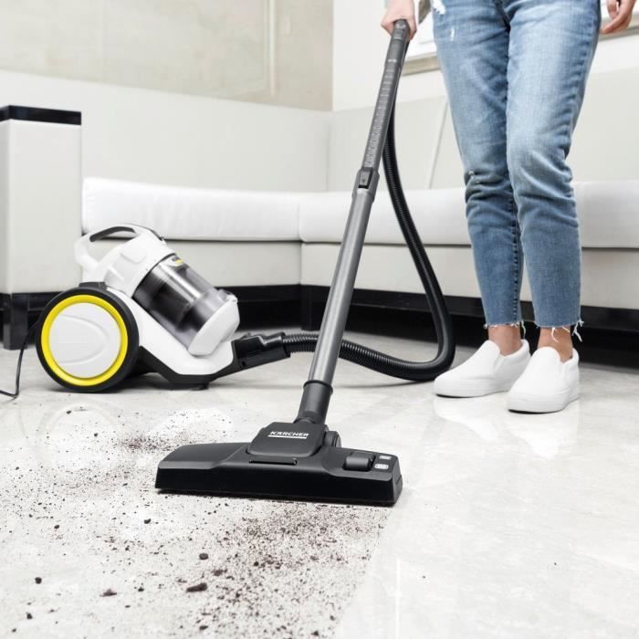 NEW KARCHER VC 3 - Aspirateur traineau sans sac multicyclonique - 700 W - Filtre HEPA 13 - silencieux - Flexible