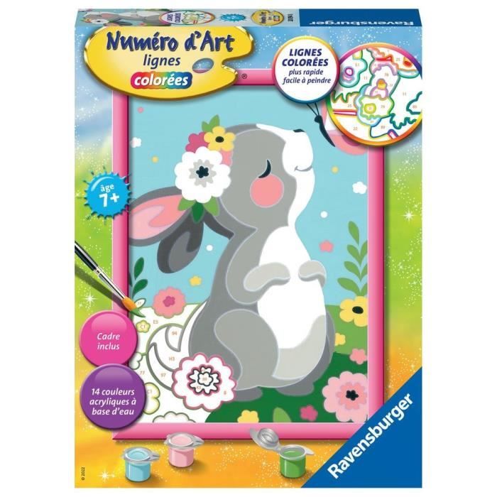 Numéro d’art - moyen - Lapin et papillon - Ravensburger