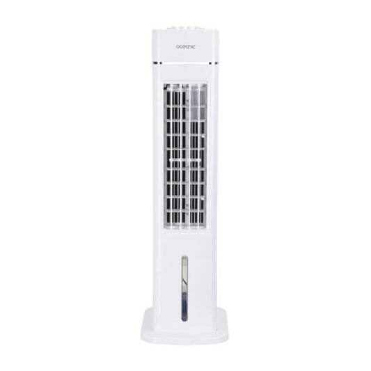 OCEANIC Rafraîchisseur d’air Ventilateur colonne OCEANIC - 70W - Hauteur 76.5 cm - 3,5L - 3 vitesses - Oscillant - Blanc