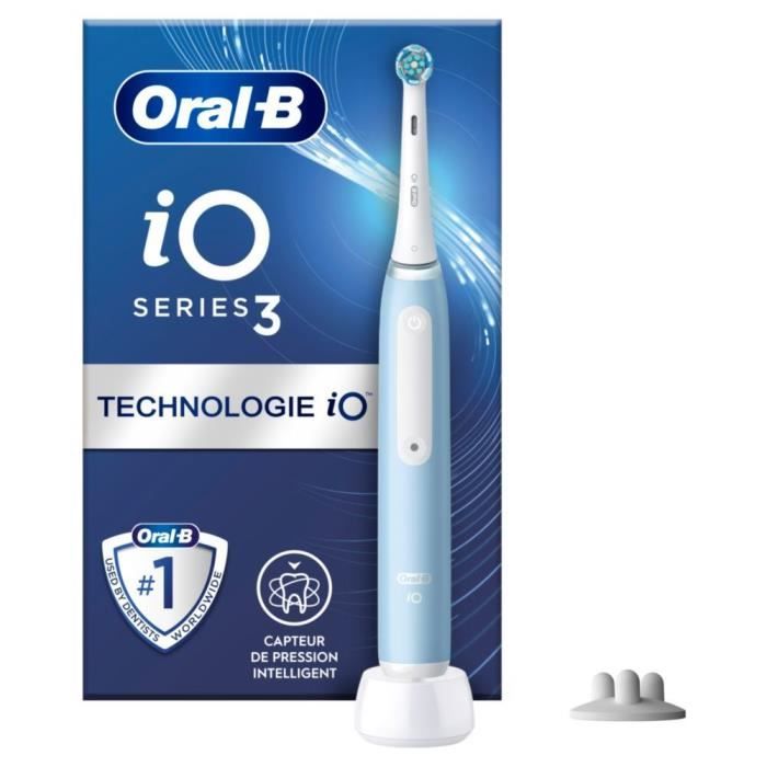 Oral-B iO 3S Brosse a Dents Électrique Bleue 1 Brossette