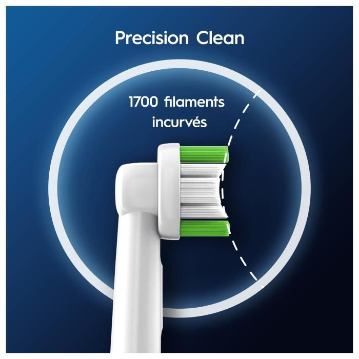 Oral-B Pro Precision Clean Brossettes Pour Brosse a Dents Pack De 4 Unités