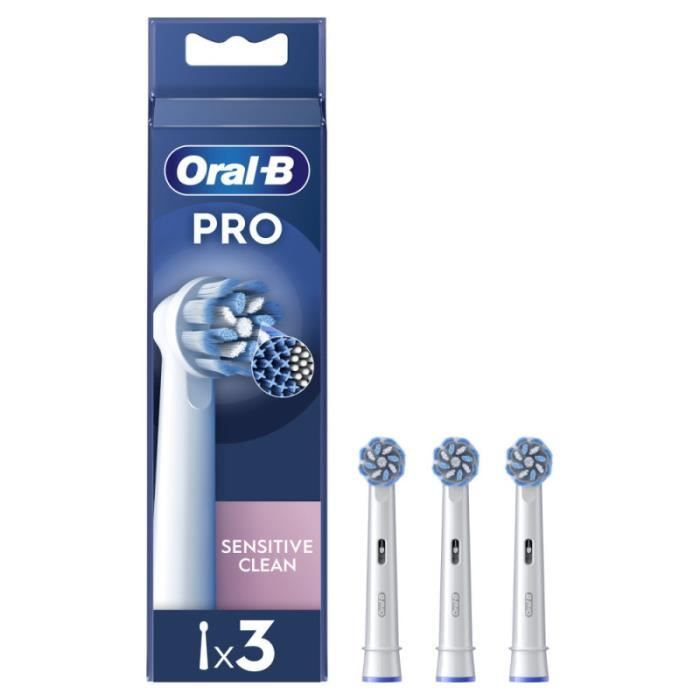 Oral-B Pro Sensitive Clean Brossettes Pour Brosse a Dents Pack De 3 Unités