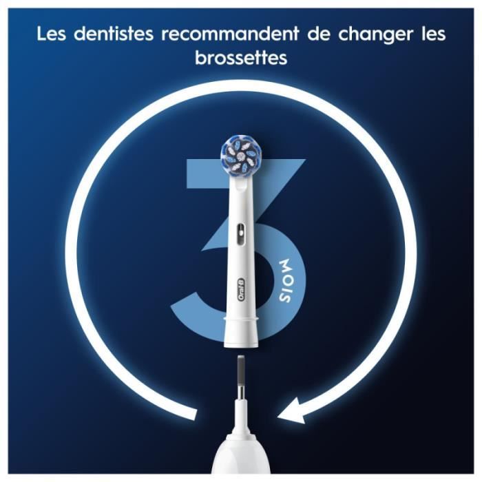 Oral-B Pro Sensitive Clean Brossettes Pour Brosse a Dents Pack De 3 Unités