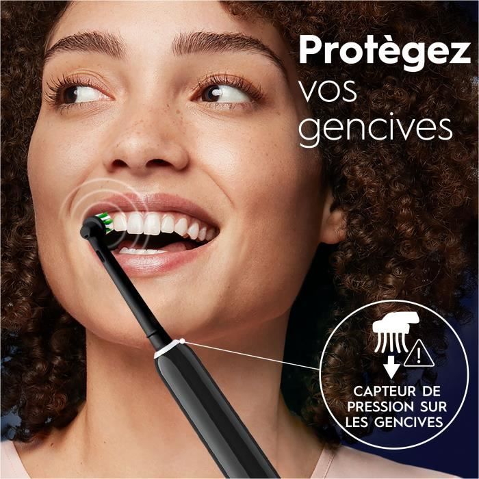 Oral-B Pro Series 1 Brosse a Dents Électrique Noire 2 Brossettes Conçue Par Braun