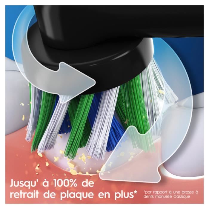 Oral-B Vitality Pro Brosse a Dents Électrique Noire 1 Brossette