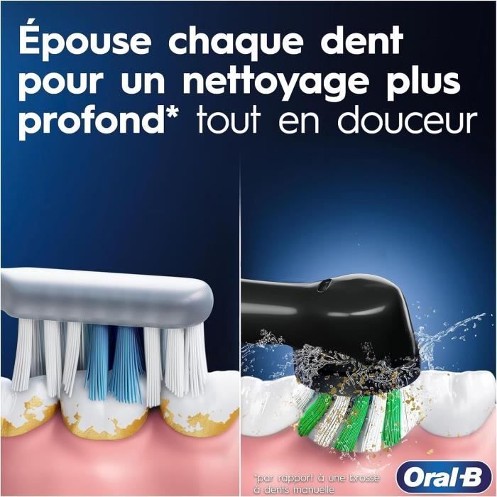 Oral-B Vitality Pro Brosse a Dents Électrique Noire 1 Brossette