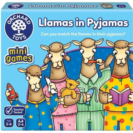 Orchard Toys Llamas in Pyjamas MiniTravel Game Multi One Size