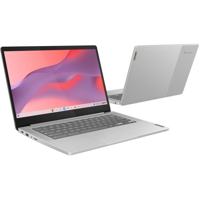 Ordinateur Chromebook Lenovo IdeaPad Slim 3 14M868| 14’’ FHD - MT8186 - RAM 4 Go - Stockage 128 Go - Chrome OS - AZERTY