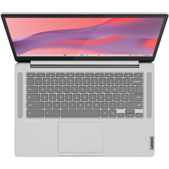 Ordinateur Chromebook Lenovo IdeaPad Slim 3 14M868| 14’’ FHD - MT8186 - RAM 4 Go - Stockage 128 Go - Chrome OS - AZERTY