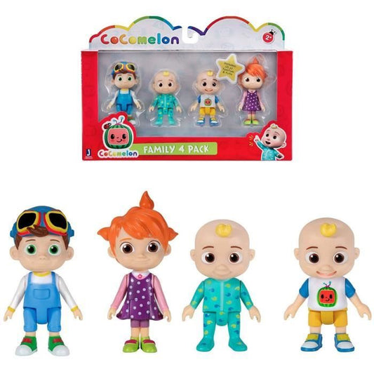 Pack 4 figurines CoComelon - JJ TomTom et YoYo - Bandai