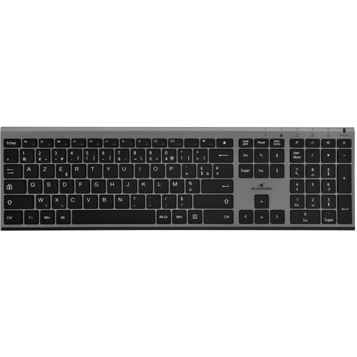 Clavier + souris - BLUESTORK - sans fil - Grapheme - Noir - PACK - WL - PC - BK/FR - Paloma Tech